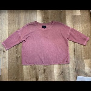 American eagle crew neck 3/4 sleeves size medium